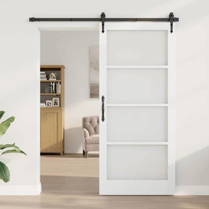 vidaXL Porte intérieure ORKDAL Blanc Préparé 93 x 211 cm 4102706