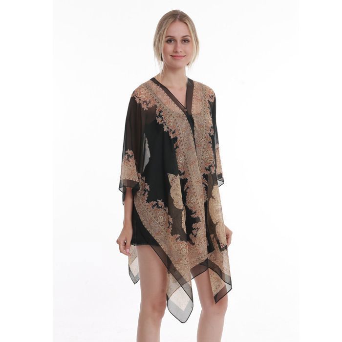 Robe de plage ECELEN pour femme, cape de protection solaire d'été