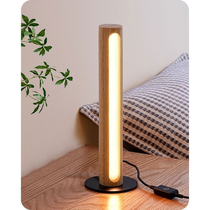 EDISHINE Lampe de Chevet LED Tactile à Intensité 3 Couleurs de Température Réglables 3000K/4500K/6000Kpour Chevet Chambre Salon