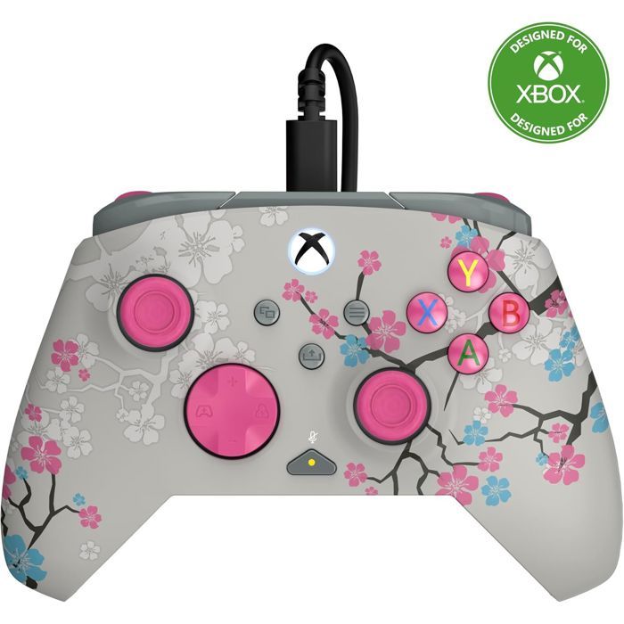 Manette de jeu - Xbox - Rematch Advanced - Filaire - Cherry Blossom - Compatible PC - Turtle Beach