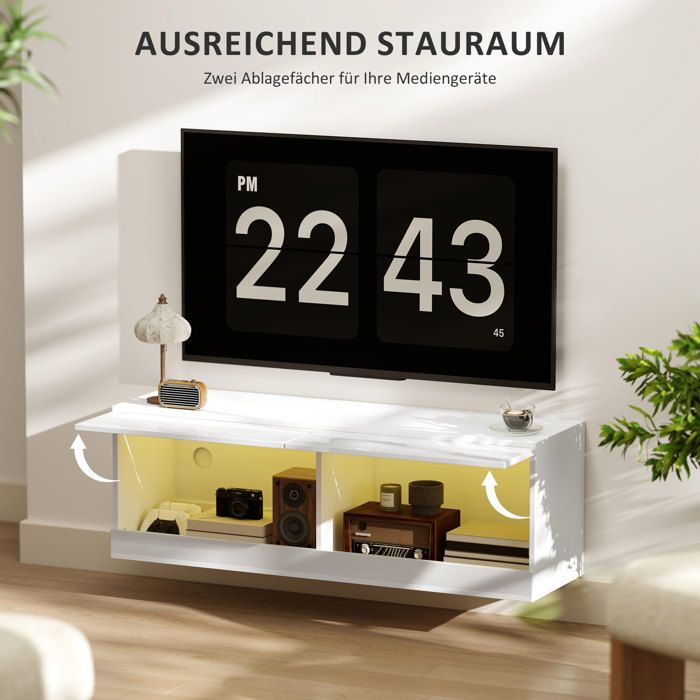 Meuble tv suspendu avec éclairage led Meuble tv suspendu avec éclairage led