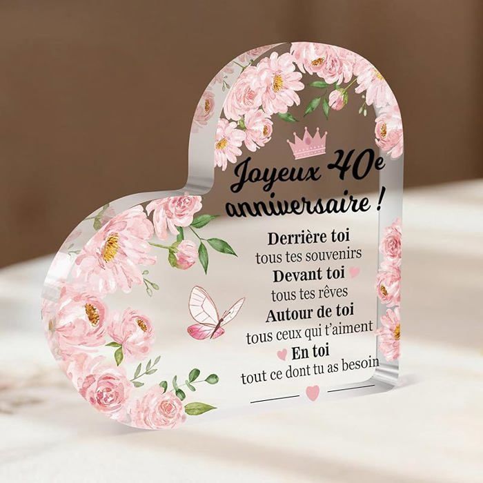 Cadeau Pour Les 40 Ans Femme