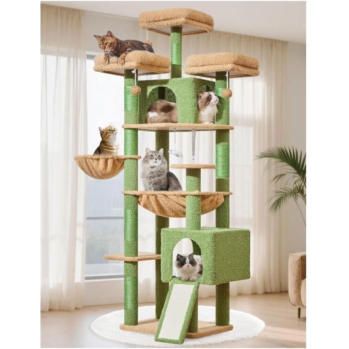 Arbre a Chat Grand Format193cm Stable Arbre à Chat Maine