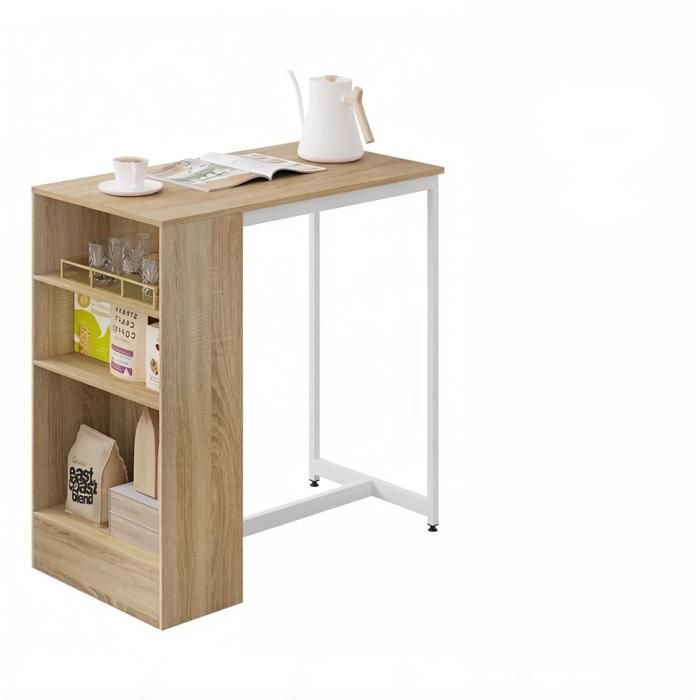 Table dappoint élégante pour salon/cuisine usage bar compacte et polyvalente