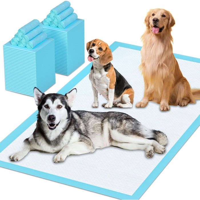40 Pièces Gros Tapis Absorbant Chien 80X120Cm Alese Jetable Alèse Pipi Tapis Educateur Pour Chien Gros Apprentissage De La P[IN21]