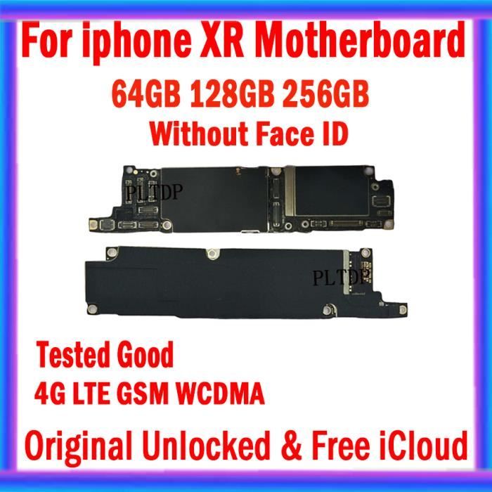 Carte Mère Originale 64 GO Sans Face ID Pour Apple IPhone Xr A1984 A2105 A2106 A2107 A2108