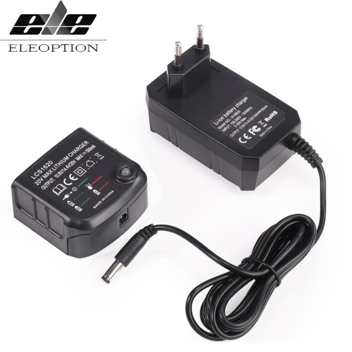 UE - Chargeur de batterie Li ion pour Black & Decker 10.8V 14.4V 20V série LBXR20, perceuse électrique, to
