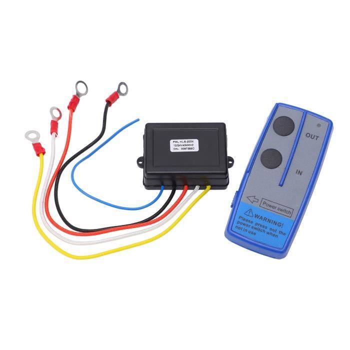 Kit Télécommande Sans Fil Double Pour Treuil 12V - Contrôle à Distance Pratique Et Sécurisé