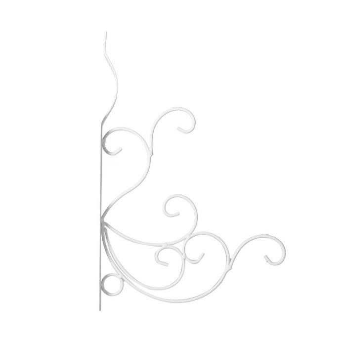Crochet double polyvalent | Fabriqué en acier | Finition grise | Grande