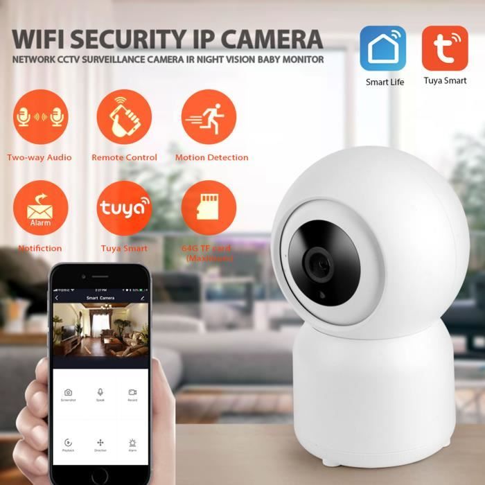 Caméra De Surveillance Wifi Home Remote Graffiti Caméra Sans Fil ...