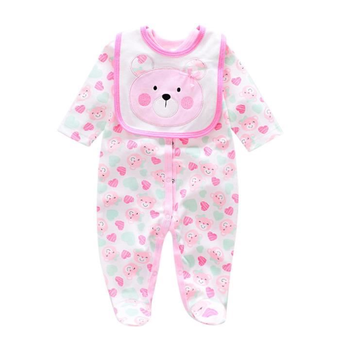 Nouveau-né Vêtements de bébé reborn Vêtements de bébé fille poupée