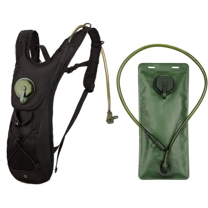 TANNOZHE Poche à Eau 2L Étanchéité Totale Sans BPA – Réservoir Hydratation Ultra Résistant Pour Randonnée, Vélo, Trail Et Sports Outdoor