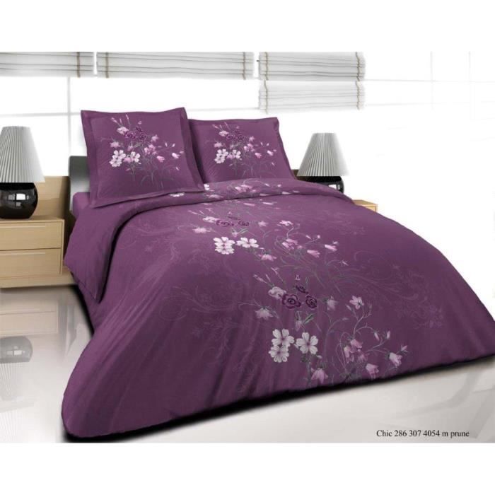 Parure de Lit Satin 4 Pièces Couleur Unie, Drap Housse 135x190x36 cm Grand Bonnet avec Drap Plat