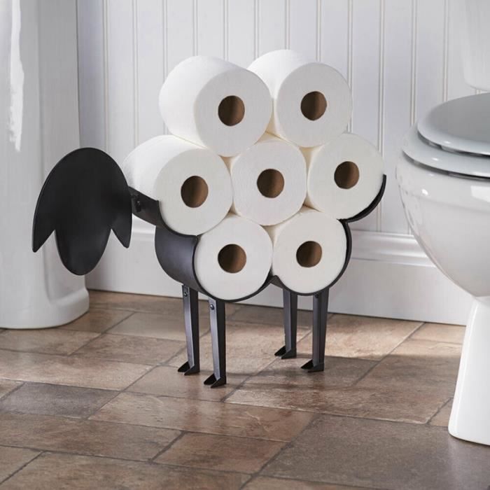 Porte-rouleau de papier toilette autoportant