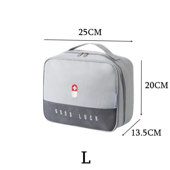 Trousse Secours Voyage Colexy Lot De 2 Trousse De Secours Vide - Sac Médecine Portable Grande Et Petite Capacité - Rouge - Maison Voyage Bureau