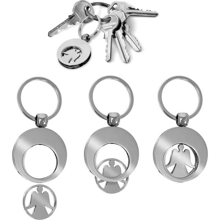 Porte-clés Avec Jeton En Bioplastique Pour Caddie