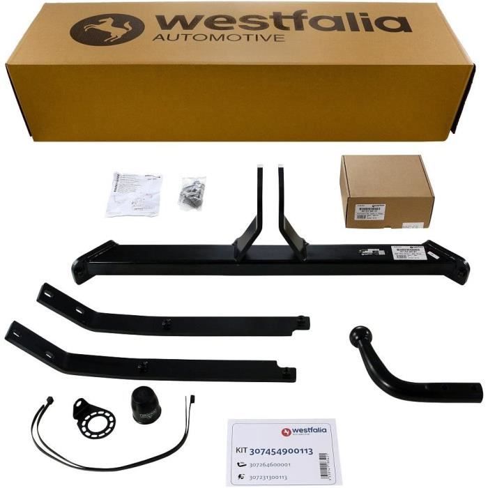 Westfalia Automotive 307402900113 Giunto Per Rimorchio Fisso Con Kit Elettrico 13 Poli – Gancio Traino Specifico Per Veicolo