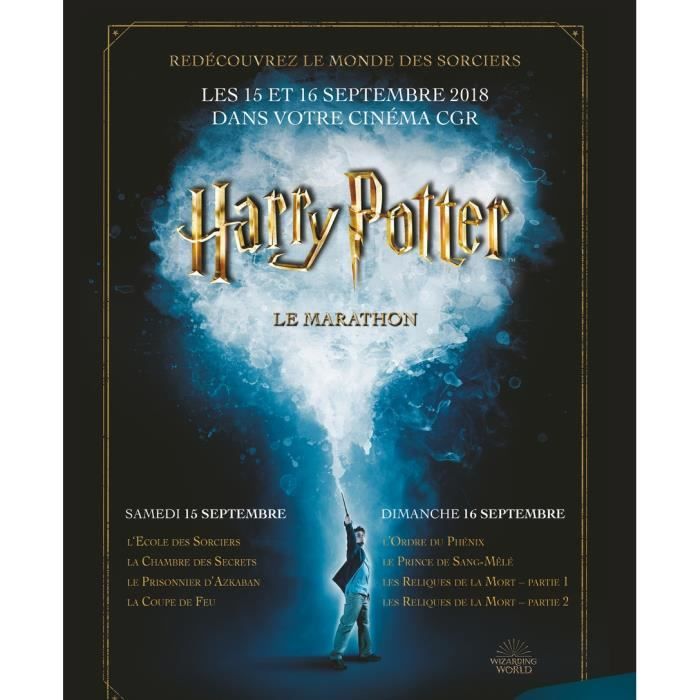 Harry Potter Les Reliques De La Mort /Écharpe Noir//Blanc