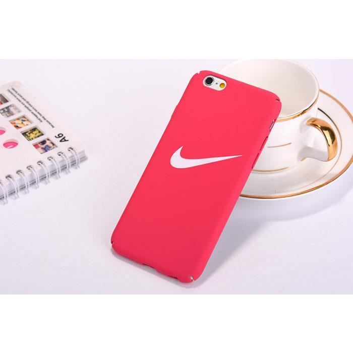 Pack Apple iPhone 7/8 Nike Coque (Rose) 2PCS Verre Trempé 0901BE