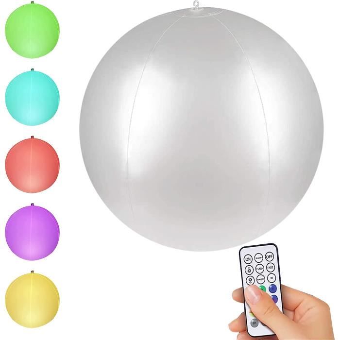 Lot de 4 lampes de piscine flottantes avec télécommande, 16 couleurs RVB changeantes étanches pour piscine, jardin, étang, fête | Leroy Merlin Lot de 4 lampes de piscine flottantes avec télécommande, 16 couleurs RVB changeantes étanches pour piscine, jardin, étang, fête | Leroy Merlin