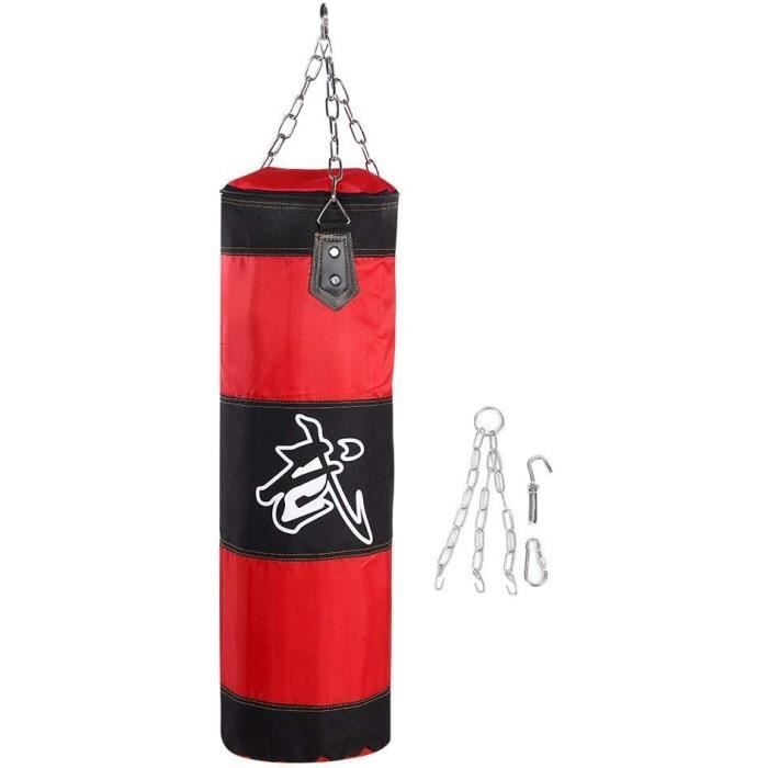 Sac de Frappe Vide MMA Entra nement Fitness Boxe Lourds Sable Sac de Boxe avec Cha ne Unisexe 60 cm 80 cm 100 cm 120 cm 80CM R 1239