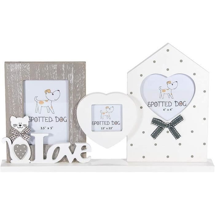 Lot De 3 Cadres Photo Pour Enfants, Colorés Avec Animaux, état Correct D'occasion