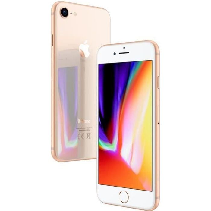 Vente Téléphone portable iPhone 8 64 Go Or Reconditionné - Très bon Etat pas cher Vente Téléphone portable iPhone 8 64 Go Or Reconditionné - Très bon Etat pas cher