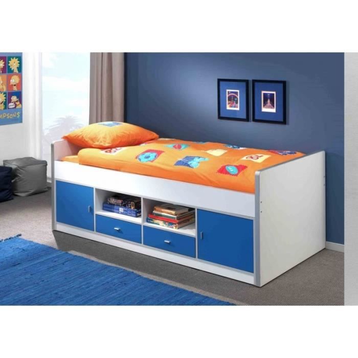 Lit Sureleve Avec Rangements Alvin 6 Couleurs Au Choix Achat