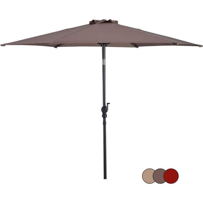 Parasol De Jardin Réglable 80-110 Cm - Auvent 65 Cm, Protection UV Pour Plantes En Pot (violet)