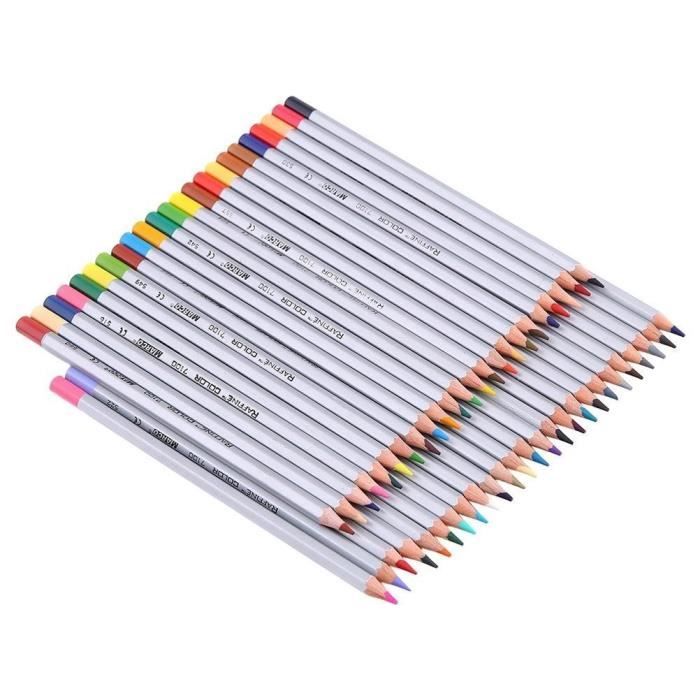 Lot de 48 Crayon de couleur aquarellable pastel MARCO Professionels