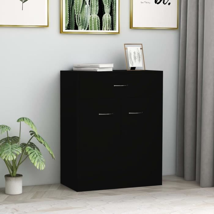Buffet De Cuisine Contemporain - Buffet Bahut Armoire de cuisine Noir