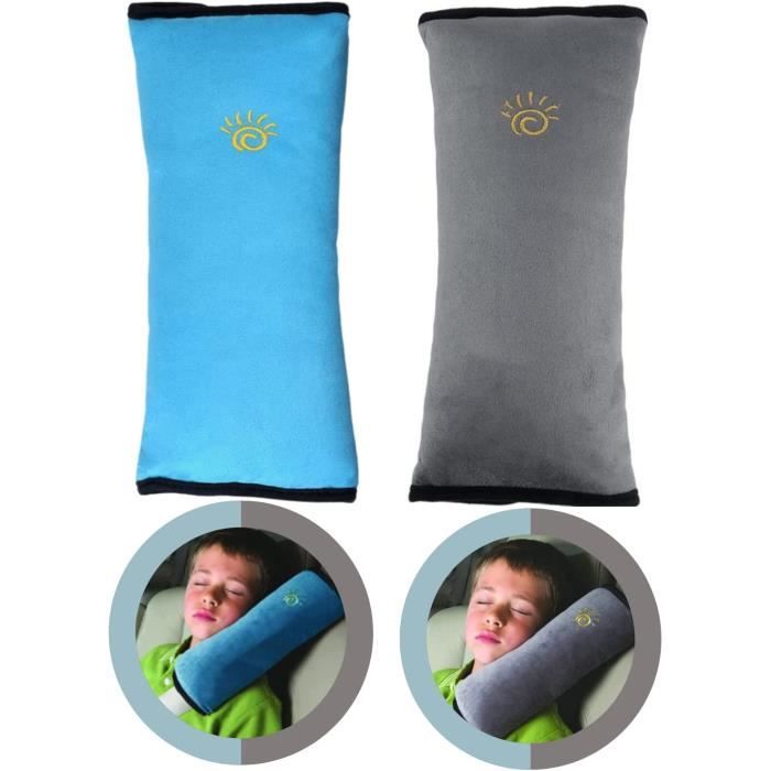 Protège Ceinture Sécurité Enfant Unicorn Castle - 2 Coussins Amovibles Multicolores - Confort Siège Auto