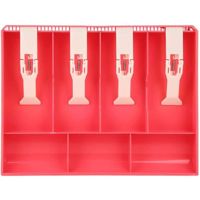 Plateau Billets Pièces Plateau Caisse Enregistreuse - 3 Billets 3 Pièces - Plastique ABS 24.5x24.5cm Tiroir Caisse Plateau Billets Pièces Plateau Caisse Enregistreuse - 3 Billets 3 Pièces - Plastique ABS 24.5x24.5cm Tiroir Caisse