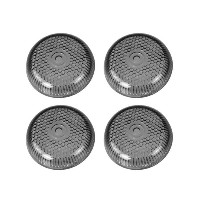KIMISS Duokon Lentilles Clignotants Jaunes Moto – 2pcs Couvercles De Feux Pour Harley 1986-2015 (XL883, Dyna, Electra Glide…) – Protection Anti-Poussière