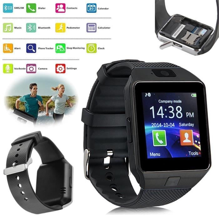 Dz09 smartwatch shop fiche technique