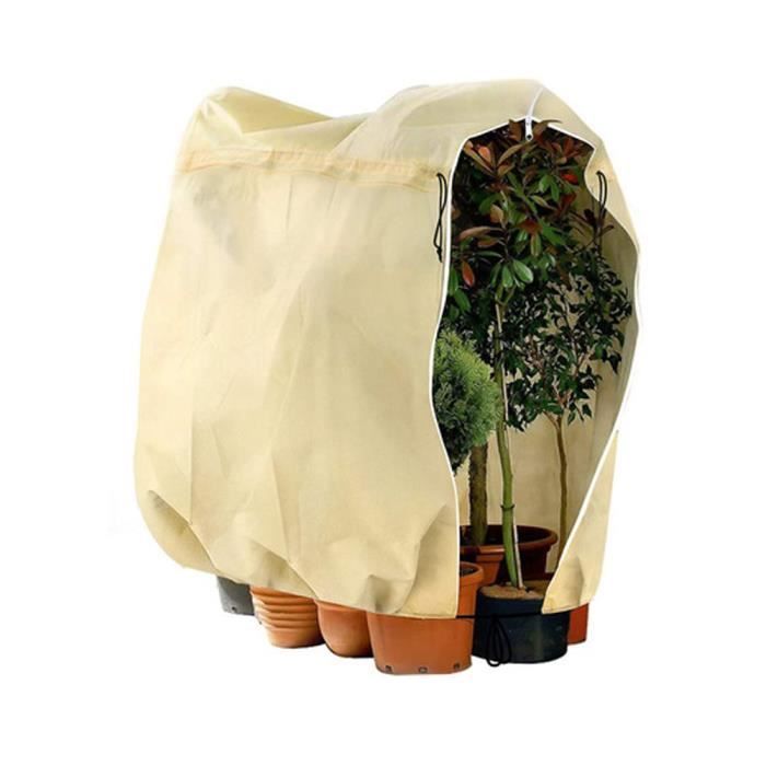 Housse Hivernage Plantes 120x180 Cm - Protection Antigel Arbres En Pot, Palmiers, Cordons Serrage
