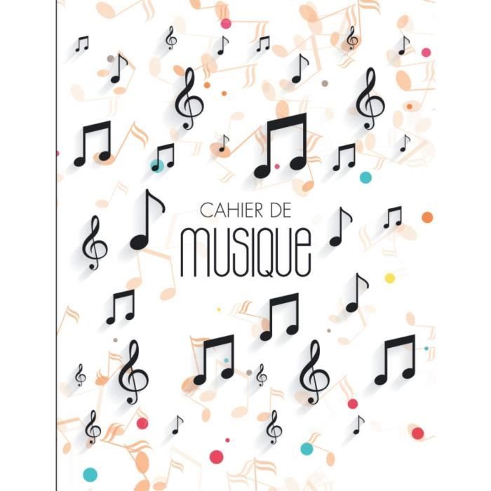 CAHIER DE MUSIQUE - PORTEE Dossier 1 Pièce - Cdiscount Beaux-Arts et  Loisirs créatifs