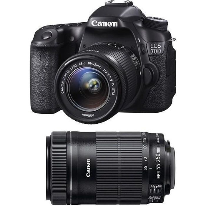 PACK CANON EOS + 18 55 IS STM + 55 250 IS STM - vue 7