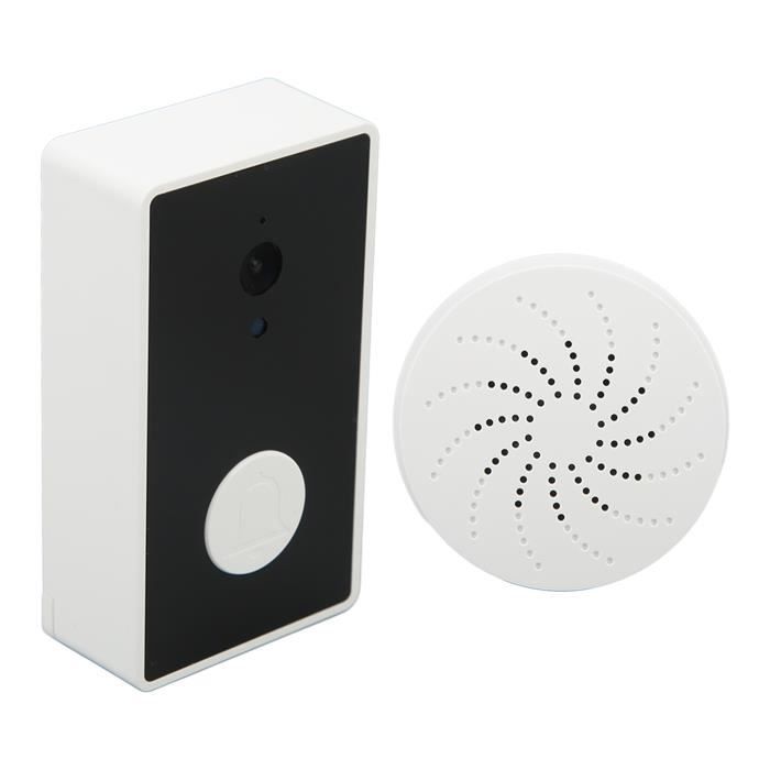 Sonnette vidéo intelligente Wifi, Audio bidirectionnel 1080P, détection de mouvement, Vision