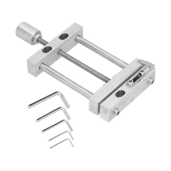 Étau De Perceuse à Colonne Rapide – Pince Plate En Alliage D'Aluminium 60 Mm, Dégagement Instantané
