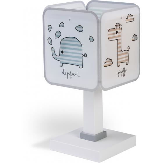 lampe à poser Baby Zoo 29 cm blanc