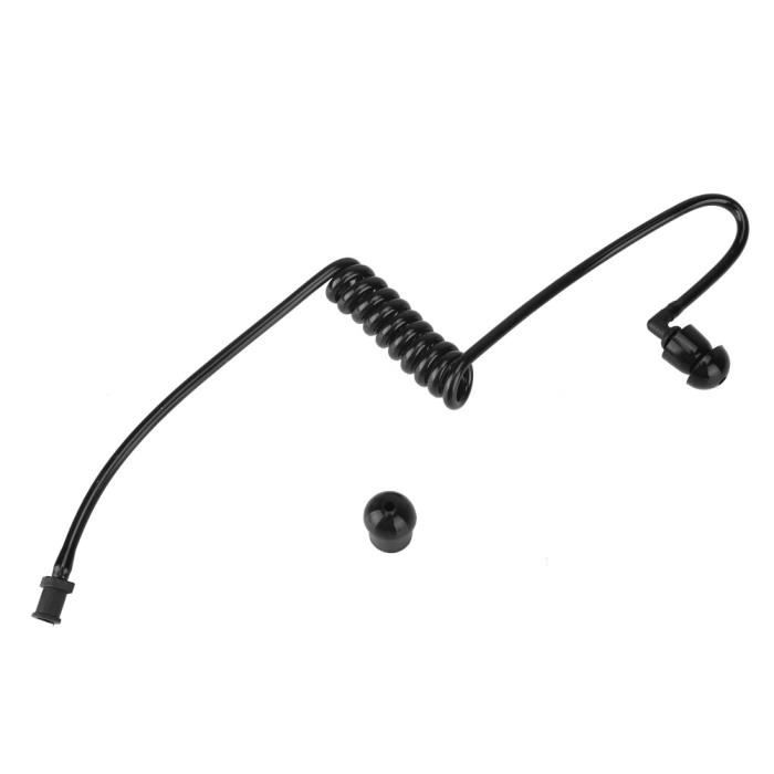 Tube Acoustique Transparent Pour Talkie-walkie - Oreillette Discrète Agent De Sécurité - Silicone Confortable, Compatible Motorola