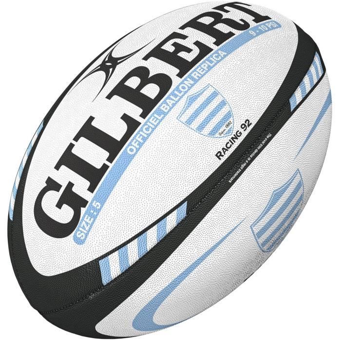 Ballon de Rugby Replica Racing 92 - GILBERT - Taille 5 - Cdiscount Sport