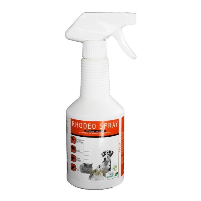 Comparer les prix de Greenvet Rhodeo Antiparasitaire Naturel Chien Chat Lapin 250ml