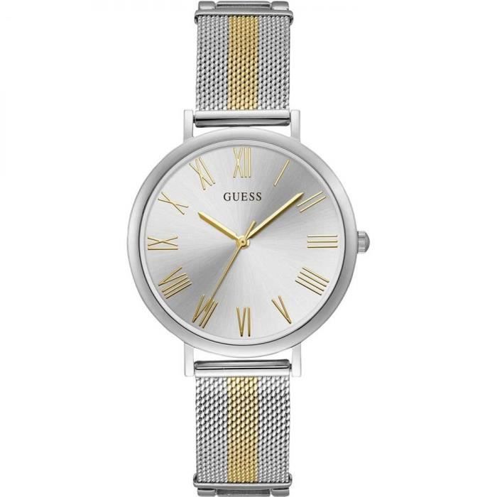 Guess-Montre Analogique pour Femme à movement Quartz en Acier inoxydable W1155L1