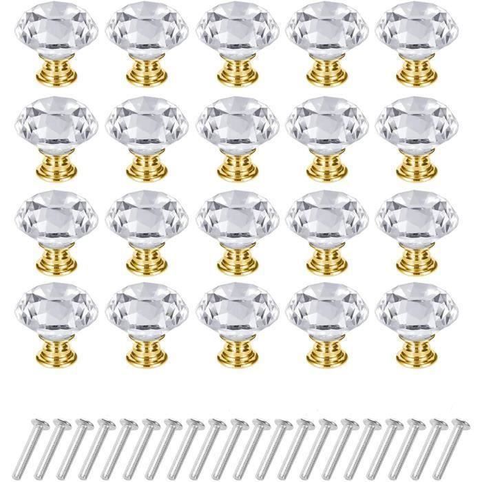 GORGECRAFT Boutons Strass Floraux - 16 Pièces - Cristal Et Métal - Pour Couture Et Décoration