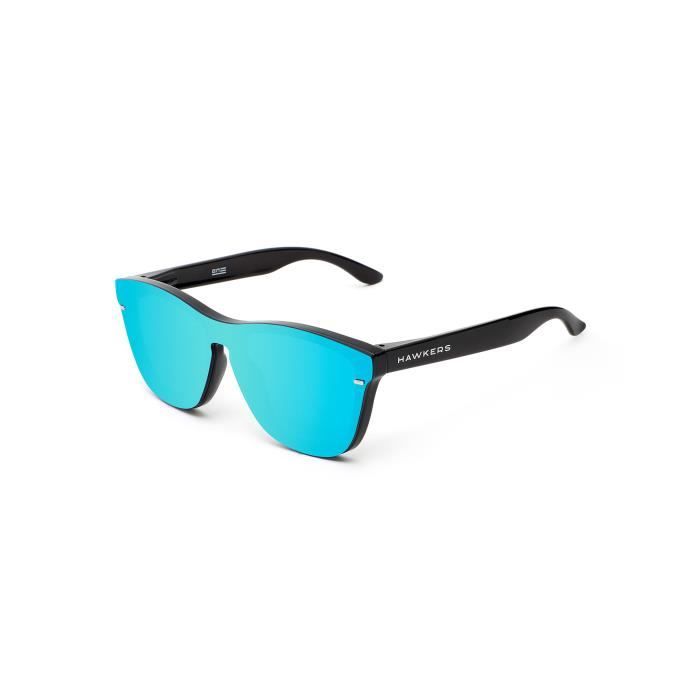 Lunettes De Soleil JMM Ascarii 49 Mm - Monture Noire Vintage, Verres Bleus UV400