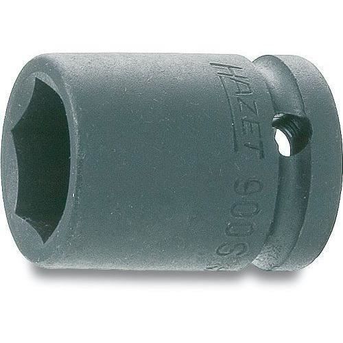 Hazet 900AZ-9/16 Douille 1/2" 12 Pans Traction 9/16 Pouces - Chromée Polie, Fabriquée En Allemagne