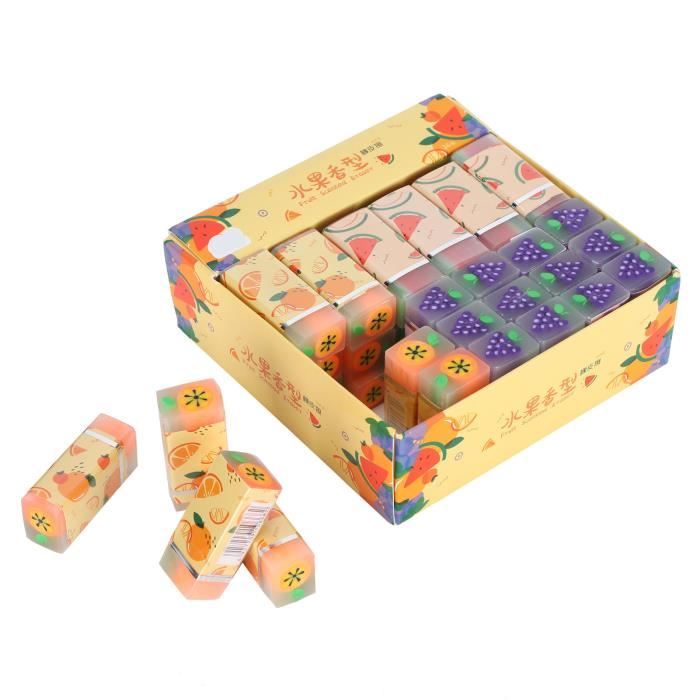 Set De 6 Gommes Fun Pour Enfants - Motifs Animaux Mignons, PVC Non Toxique - Fournitures Scolaires Et Cadeaux
