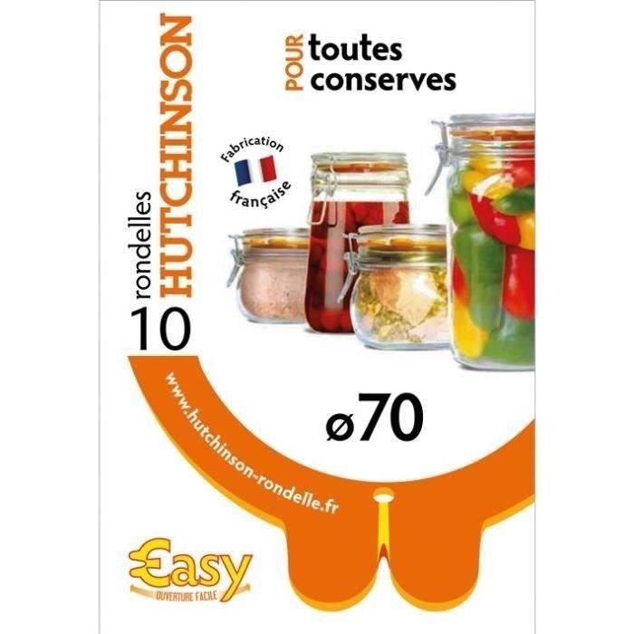 HUTCHINSON Lot de 10 Rondelles universelles 2 nez - D 80 / 56 x 2,5 mm